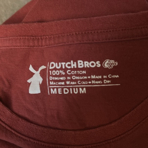 Dutch Bros Unisex Red/Pink “Life is Beautiful” MEDIUM+ LARGE +XL T Rare Vintage - Picture 8 of 11